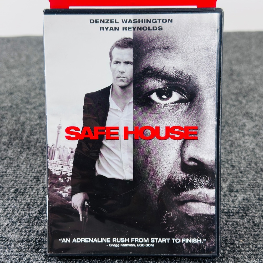 Safe House DVD Denzel Washington Ryan Reynolds‎ Action Thriller 2012 Universal